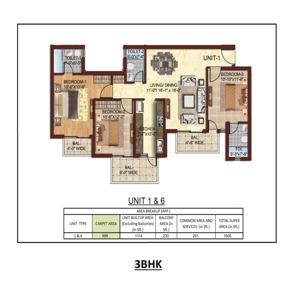 ambika fp 3bhk2